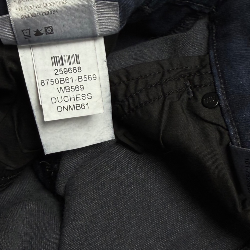 PAIGE Wide Leg Sasha Jeans NWT 32" Sz 26 Dark Wash Relaxed Anthropologie $259 - Picture 13 of 14